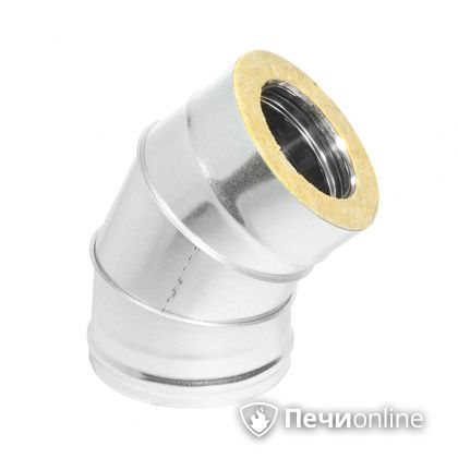 Колено 135° (45°) Теплов и Сухов Отвод Термо 45* ОТ-Р 430-0.5/оцинковка D200/260 в Волгограде