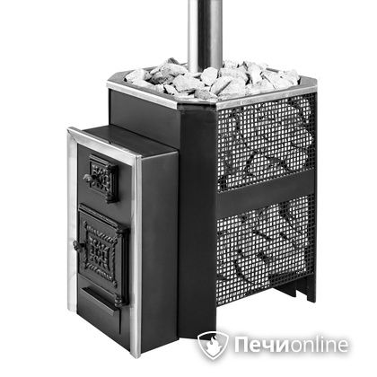 Печь для бани Радуга ПБ-33, 6 мм прочистная дверца в Волгограде